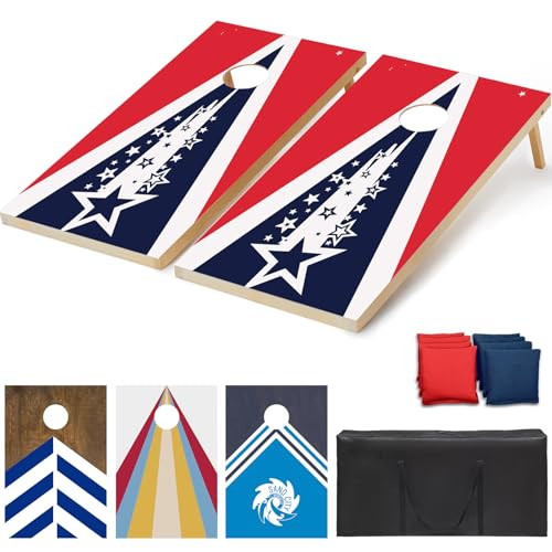 Portable Cornhole Board Set