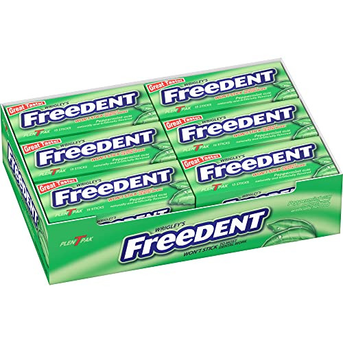 Freedent Peppermint Chewing Gum 12-Pack