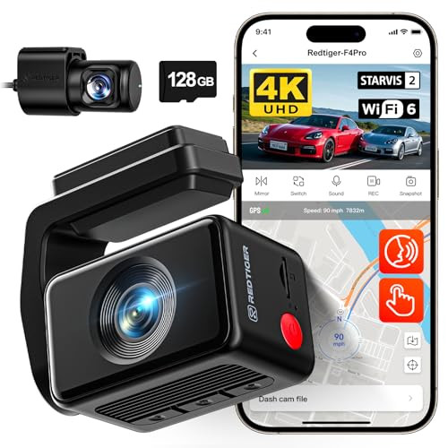 REDTIGER F4 Pro Dash Cam with STARVIS 2 Sensor