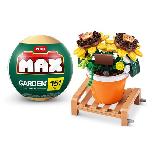 MAX Premium Garden Pot Plants Building Bricks Collection