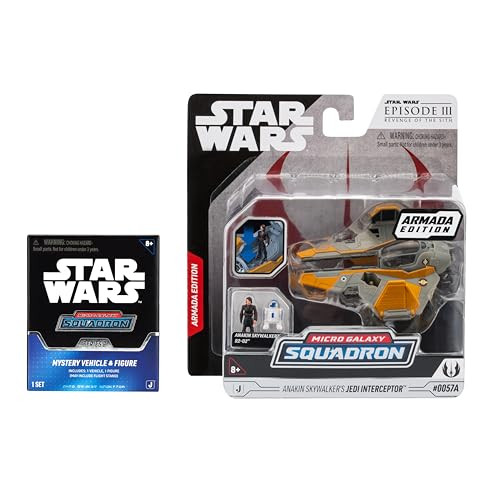Star Wars Micro Galaxy Squadron Anakin's Jedi Interceptor Mystery Bundle