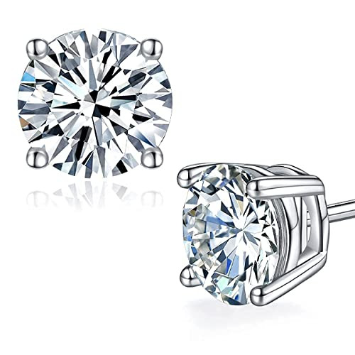 Moissanite Stud Earrings for Women