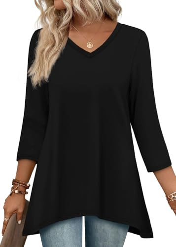 WIHOLL Womens Tunic Tops