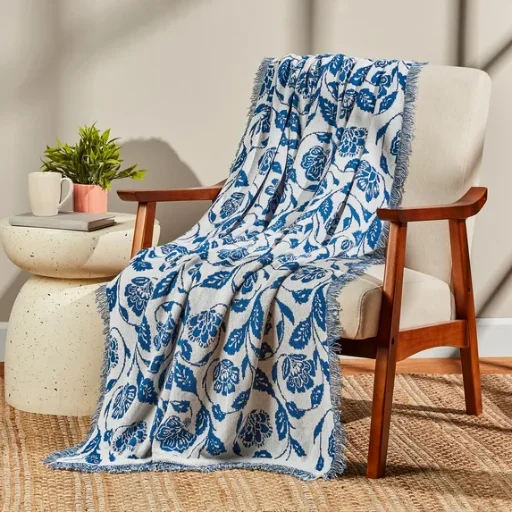 Mainstays by Becky G. & Alejandra Tapestry Knit Throw