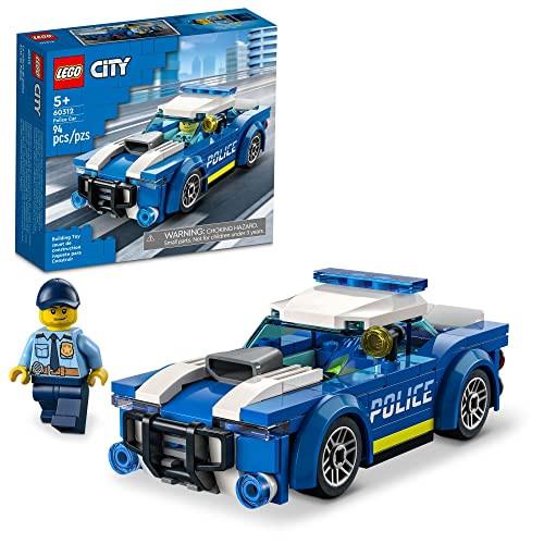 LEGO City Police Car Toy, 94 Pcs