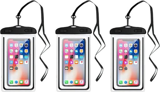 Waterproof Phone Pouch 3-Pack