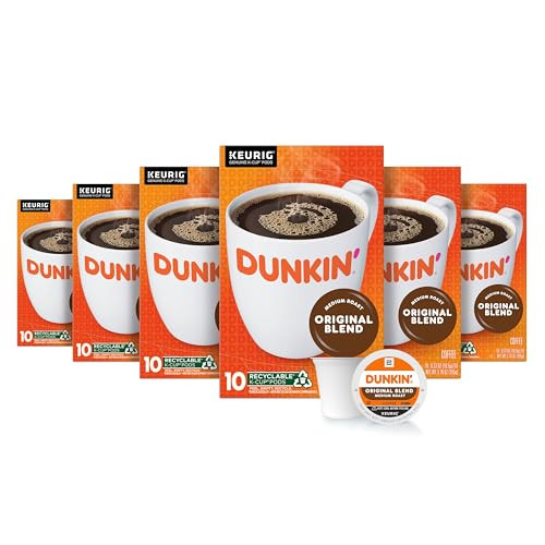 Dunkin' Original Blend Medium Roast Ground Coffee, 60 Count