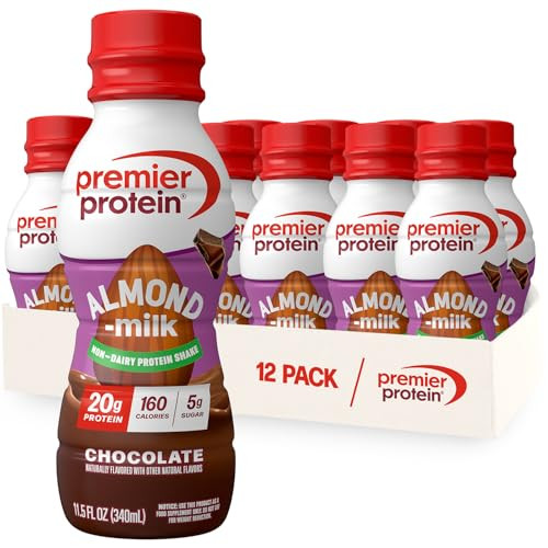 Premier Protein Chocolate Almond Milk, 12 Count