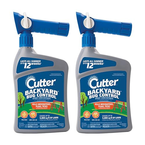 2 Pack - Cutter Backyard Bug Control Spray Concentrate, 32 Fl. Oz.