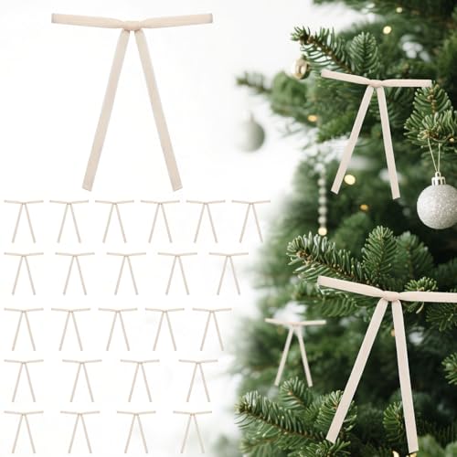 Christmas Champagne Bows 24-Piece
