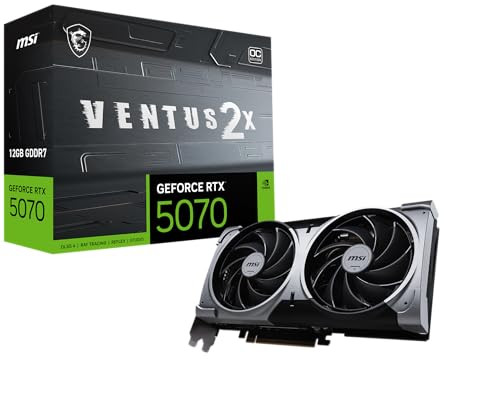 MSI Gaming RTX 5070 12G Ventus 2X OC Graphics Card
