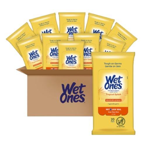 Wet Ones Antibacterial Hand Wipes - 30pack