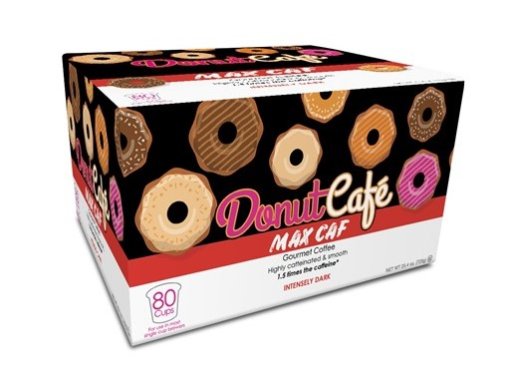 Donut Café Coffee Single Cups, Max Caf, 80ct