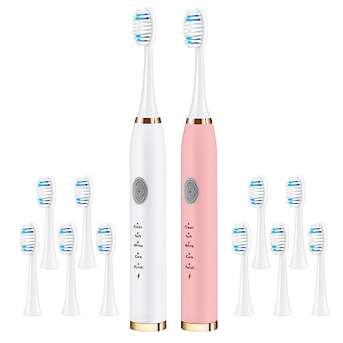 Rechargeable Sonic Toothbrush Bundle