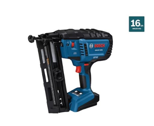 Bosch 18V Brushless 2 1/2" 16-Gauge Finish Nailer + FREE 4.0Ah Battery Kit