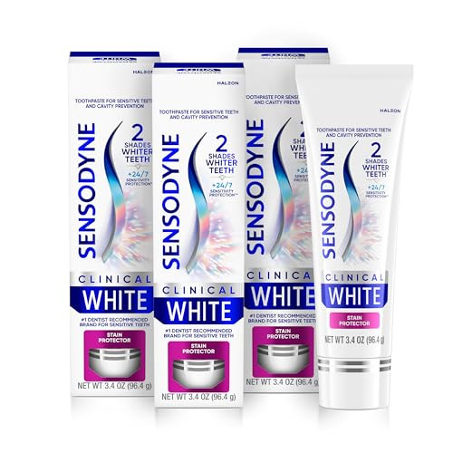 3-Pack Sensodyne Clinical White Toothpaste