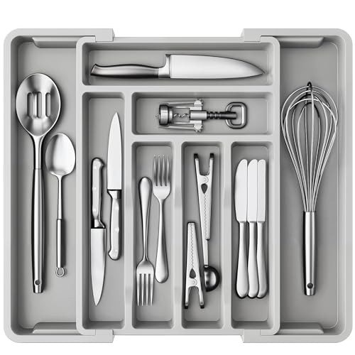Amada Expandable Silverware Drawer Organizer