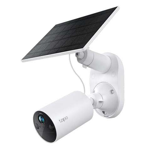 TP-Link Tapo SolarCam Outdoor Security Camera with Solar Panel Base