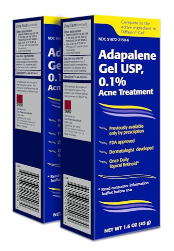 Taro Adapalene 0.1% USP Gel 2-Pack