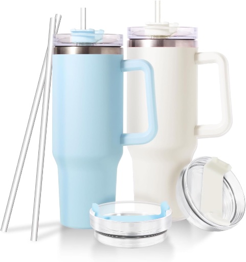 2-Pack 40oz Tumbler with Handle