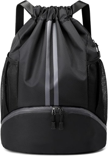 Jelutar Drawstring Backpack with Shoe Compartment