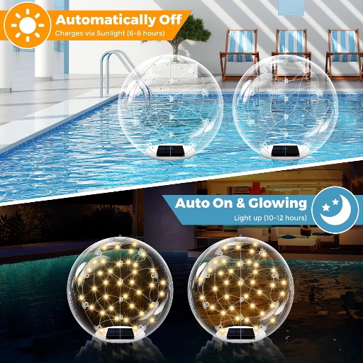 Solar Powered Floating Pool Lights
