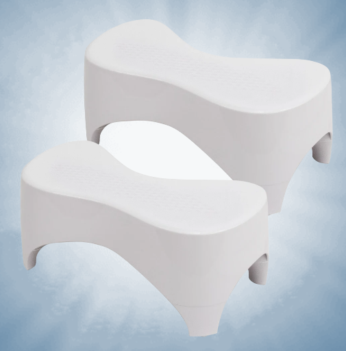 2-Pack: TUSHY Ottoman Go Toilet Stool
