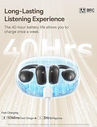 Baseus Bowie MC1 Open Ear Clip-On Earbuds