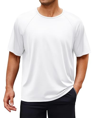 NIASHOT Mens Athletic Short Sleeve T-Shirts