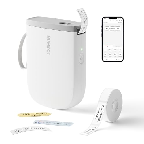 Mini Label Maker 300dpi White