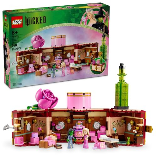 LEGO Wicked Glinda & Elphaba's Dormitory Building Toys, 740 Pcs.