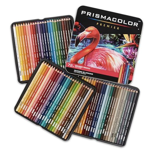 Prismacolor Premier Soft Core Colored Pencils, 72 Count