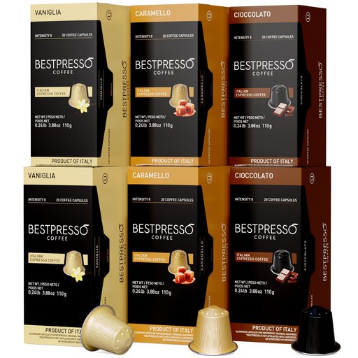 Bestpresso Flavored 120-Capsule Variety Pack