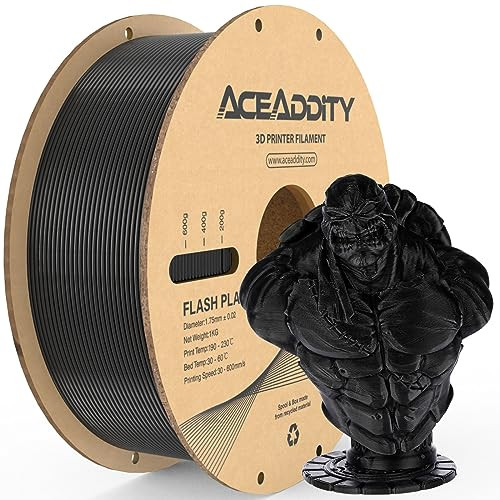 Aceaddity Black PLA+ Filament