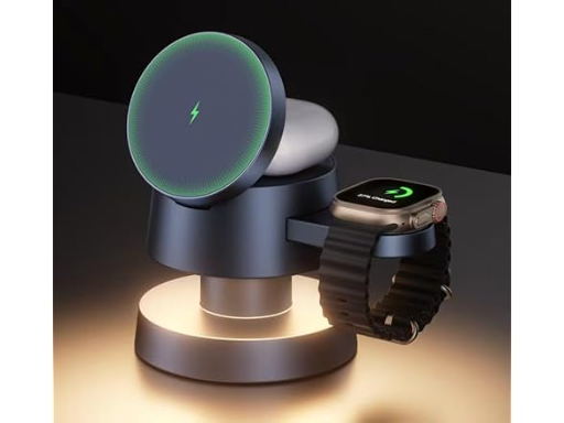 iVANKY 4-in-1 Wireless Charging Station with Night-Lamp