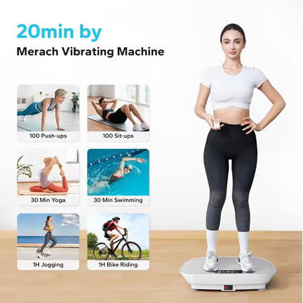 MERACH Vibration Plate Exercise Machine