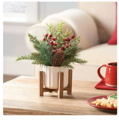 Mainstays 11" Decorative Tabletop Christmas Tree