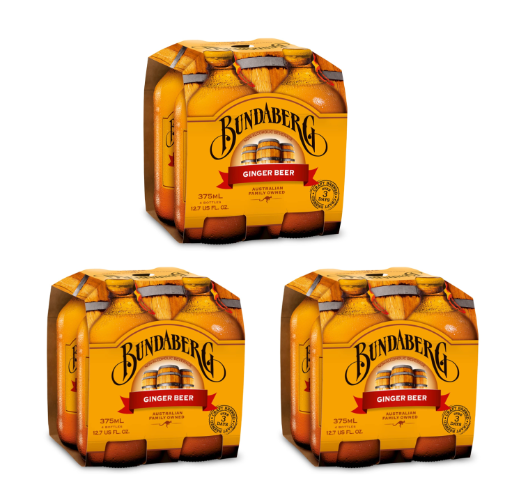 Bundaberg Ginger Beer 4-Pack
