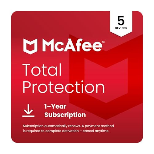 McAfee Total Protection 5-Device 2025 Subscription