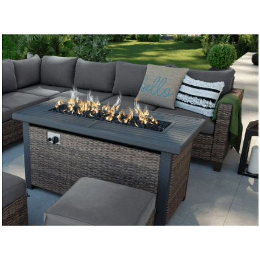Better Homes & Gardens Brookbury Gas Burning Steel Fire Pit Table