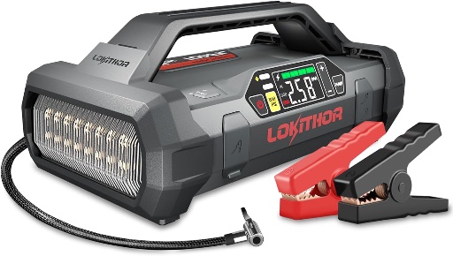 LOKITHOR JA401 Jump Starter with Air Compressor