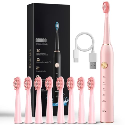 Electric Toothbrush W/8 Brush Heads