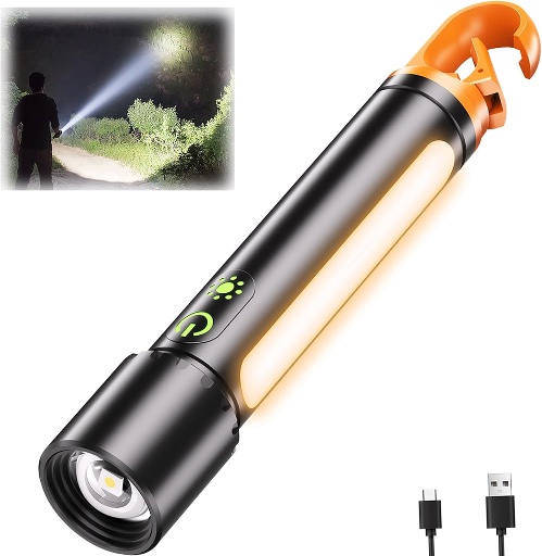 Rechargeable 66 LEDs Bright Flashlight