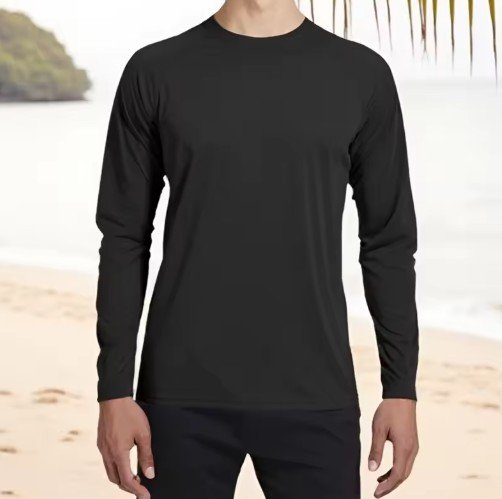 Men's Performance Long Sleeve T-shirts with UPF 50 Sun Protection