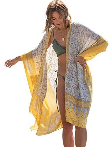 Moss Rose Women Summer Bikini Kimono