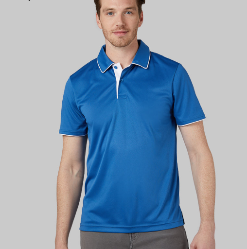 Men's Stretch Flow Tipped Polo