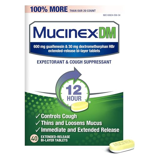 Mucinex 12-Hour Expectorant and Cough Suppressant Tablets