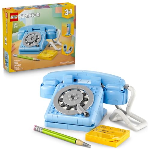 LEGO Creator 3 in 1 Retro Telephone Kids Toy (383-Pc)
