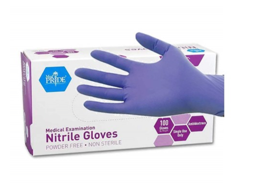 MedPride Powder-Free Nitrile Exam Gloves