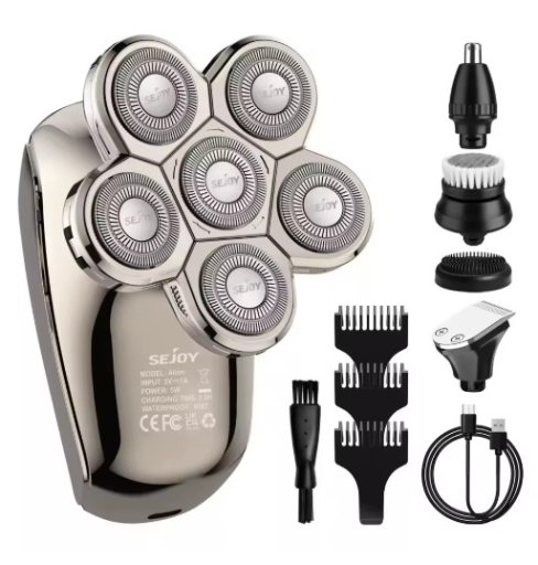 SEJOY 5-in-1 Electric Shaver and Hair Clipper